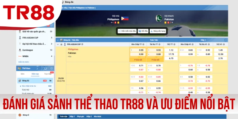 Đánh giá sảnh thể thao TR88 và ưu điểm nổi bật